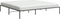 vidaXL - Bedframe - metaal - zwart - 180x200 - cm