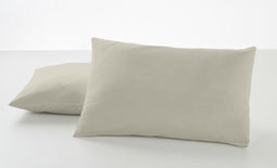 Kussensloop Alexandra House Living Beige 50 x 80 cm (2 Stuks)