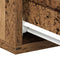 vidaXL - Nachtkastje - zwevend - 40x32x15 - cm - bewerkt - hout - oud - houtkleurig