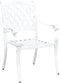 vidaXL - Tuinstoelen - 2 - stuks - Witte - Gietaluminium