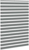 vidaXL - Zebra - rolgordijn - 160x200 - cm - stofbreedte - 155,9 - cm - donkergrijs