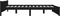 vidaXL-Bedframe-massief-hout-zwart-160x200-cm