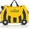 Trunki Ride-On Bij Bernard - Kinderkoffer - 46 cm - Geel