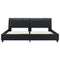 Bedframe kunstleer zwart 160x200 cm