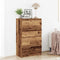 vidaXL - Dressoir - 60x35x98,5 - cm - spaanplaat - oud - hout