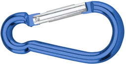 dörner + helmer 4815704 Karabijnhaak aluminium blauw geanodiseerd 60 mm 20 stuk(s)