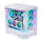 ABYSM Danube Sava H600 - Desktop PC ATX EATX ITX micro ATX - Zijraam Belichting Geharde glas - Wit