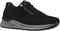 Gabor 96.587 - Lage sneakers - Suède met dubbele rits - Zwart