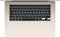 Apple MacBook Air (2025) - Laptop - M4 10-core 16GB RAM 256GB SSD - Beige