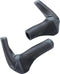 BBB Cycling ErgoStyleSet - Ergonomische Handvatten met Bar-ends - Zwart/Grijs - 92 mm & 133 mm