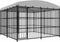 vidaXL - Hondenkennel - voor - buiten - met - dak - 300x300x210 - cm