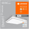 LEDVANCE Armatuur: voor plafond, DECORATIVE CEILING WITH WIFI TECHNOLOGY / 42 W, 22-…24- V, stralingshoek: 11-, Tunable White, 3-65- K, body materiaal: steel, IP2-