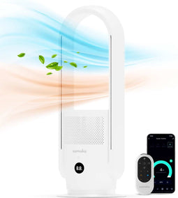 3-in-1 Luchtreiniger, Ventilator & Verwarming - 2000W - Hepa 13 Filter - Inclusief Afstandsbediening en App - Kachel - Air Purifier - Samako,