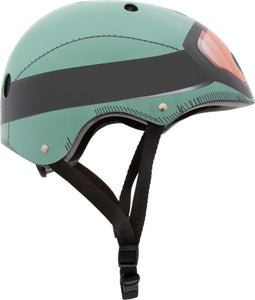 Mini Hornit Lids - Fietshelm - LED achterlicht - Military (S)