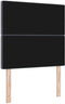 vidaXL - Hoofdbord - Cristal - Knop - Tufted - Donkergrijs - 100 - cm - Velours