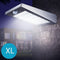 The White Series - Draadloze LED Wandlamp met bewegingssensor op zonne-energie – Extra Large – RVS