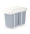 Hailo Multi-Box Duo L Prullenbak - Inbouw - 2 x 14 l - Wit (2 stuks)