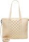 Chabo Milano - Laptoptas 15,6 inch - Leer - Roomwit