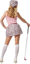 Dressforfun Vrouwenkostuum golfster S - Verkleedkleding - Schotse stijl - Korte rok met pet