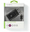 Nedis WCHAC242ABK - USB-wandlader - 2,4 A snel opladen - Zwart