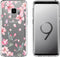 iMoshion Hoesje Geschikt voor Samsung Galaxy S9 Hoesje Siliconen - iMoshion Design hoesje - Roze / Transparant / Blossom Watercolor