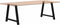 vidaXL - Salontafelpoten - 2 - st - A-vormig - 100x(72-73) - cm - staal - zwart