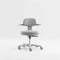 Backerz Ergonomische Werkkruk - Bureaukruk - Verstelbare zithoogte 60-80 cm - Wit
