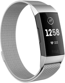 iMoshion Bandje Geschikt voor Fitbit Charge 4 / Charge 3 - iMoshion Milanese Watch bandje - Zilver