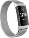 iMoshion Bandje Geschikt voor Fitbit Charge 4 / Charge 3 - iMoshion Milanese Watch bandje - Zilver