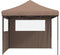 vidaXL - Partytent - inklapbaar - pop-up - met - 2 - zijwanden - bruin