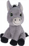 Free And Easy Knuffelezel 25 X 20 Cm Pluche Grijs