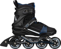 Nijdam Circuit Cruiser - Inline Skates - Alu chassis - Maat 38 - Zwart