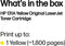 HP 131A - Originele Tonercartridge - 1600 pagina's - Geel