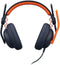 Logitech Zone Learn - Headset - Bedraad - 3.5mm AUX - Blauw Oranje
