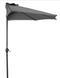JYSK KOLDING - Balkonparasol 270x135 cm - Rechthoekig - Grijs