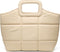 Chabo Bags Queens Shopper - Schoudertas - Padded look - Leer - Roomwit