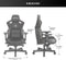 AndaSeat Kaiser 3 - Ergonomische Gamestoel - Magnetisch Nekkussen - Verstelbare Lendensteun - Grijs