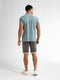 Petrol Industries - Heren Jackson Stretch Denim Short Sailfish - Grijs - Maat S