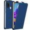 Accezz Galaxy A21s - Flipcase - Kaarthouder - Blauw