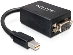 Delock 65256 - Mini DisplayPort naar VGA - WUXGA 1920 x 1200 - Zwart