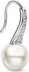 TI SENTO Dames Oorbellen - 925 zilver - Wit parel - 7938PW