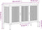 vidaXL - Dressoir - 105x35x70 - cm - glas - en - staal - zwart