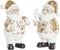 Kerstversiering DKD Home Decor Hars Kerstman (8 x 6 x 13,5 cm) (2 Stuks)