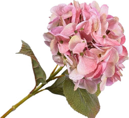 Silk-ka Kunstbloem-Zijden Bloem Hortensia Steel Roze 65 cm
