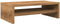 vidaXL - Monitorstandaard - 42x24x13 - cm - bewerkt - hout - artisanaal - eikenkleur