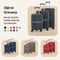 SKYCASES Urban Adventurer - Grote Reiskoffer - 110L - Cijferslot - 49x30x75cm - Antraciet V2