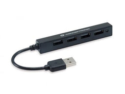 Conceptronic HUBBIES05B - 4-Port USB 2.0 Hub - Zwart