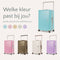 Skycases City Walker - Grote Reiskoffer 94L - Lichtgewicht & Sterk - 360° Spinner Wielen - TSA-slot - Luxe Beschermhoes & Wetpouch - Tiffany Blue