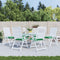 vidaXL - Stoelkussens - 6 - st - 50x50x7 - cm - oxford - stof - groen