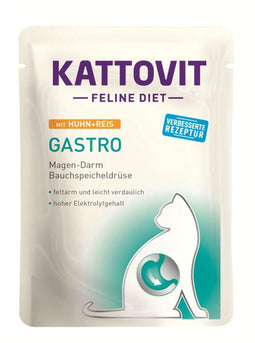 Kattovit - Feline Dieet Pouch Gastro 24x85g - Kip & Rijst